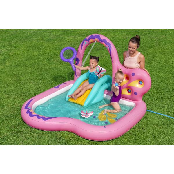 Bestway 53175 Dětské nafukovací herní centrum Butterfly Wonder, 180 x 180 x 117 cm (obrázek 11)