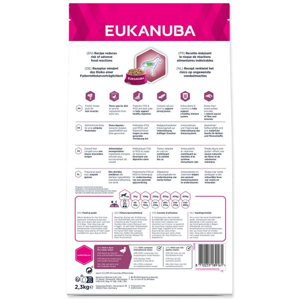 Euk Daily Care Adult Mono Protein Duck 2,3kg (obrázek 4)