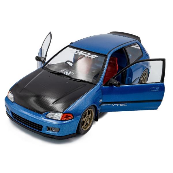 1:18 HONDA CIVIC (EG6) SOLIDO WORKS COBALT BLUE - SOLIDO