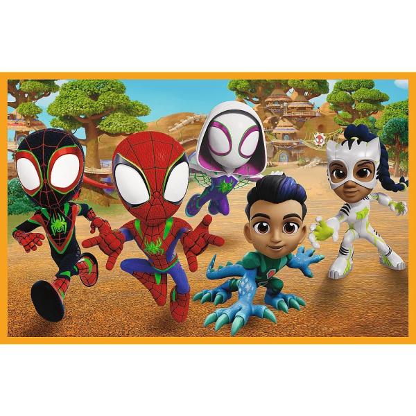 Trefl Puzzle 2×24 Spidey a dinosauři