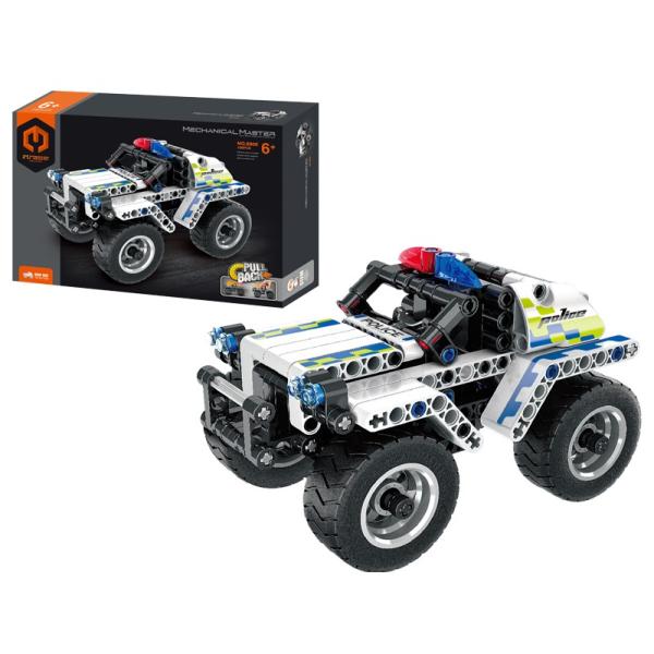 Stavebnica Policajný JEEP 199 ks
