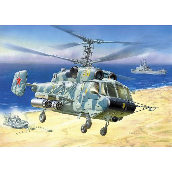 Model Kit vrtulník 7221 – KA-29 Helicopter (1:72)