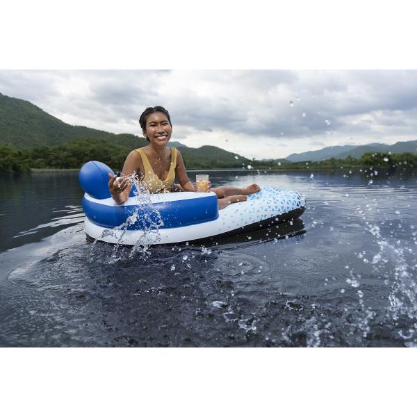 Bestway 43533 Nafukovačka Indigo Wave s opěrkou na ruce a záda, 191x107 cm (obrázek 9)
