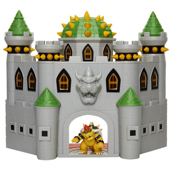 Nintendo Set di Gioco Deluxe Super Mario e Bowser con Castello con Suoni