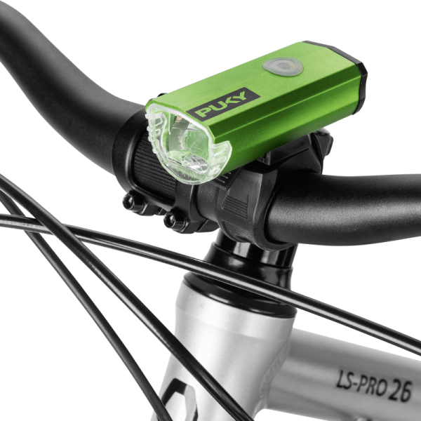 PUKY Sada světel na kolo Puky Lumi green