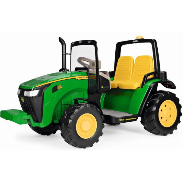 Peg-Pérego Elektrický Traktor John Deere Dual Force 12V zelená