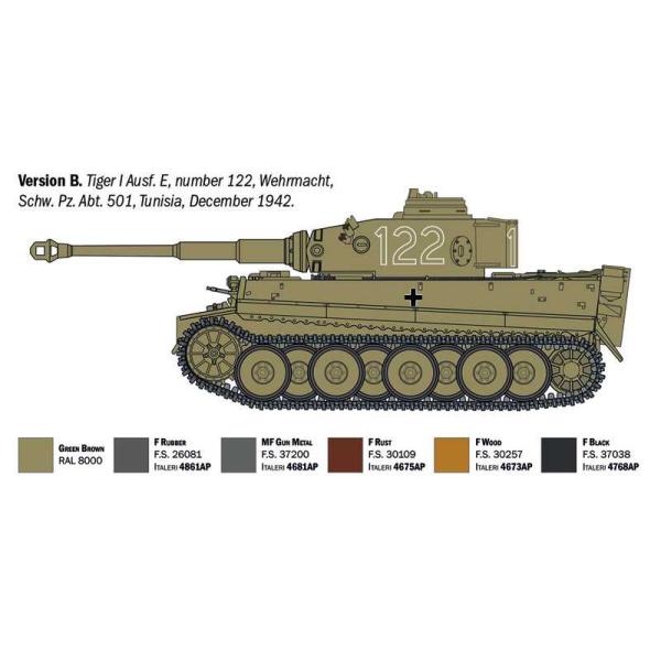 Model Kit tank 6767 - Pz. Kpfw. VI Tiger I Ausf. E/H1 (1:35) (obrázek 5)