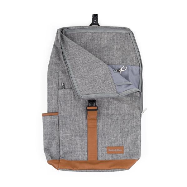 PETITE&MARS Batoh přebalovací na kočárek Jackob Ultimate Grey (obrázek 5)