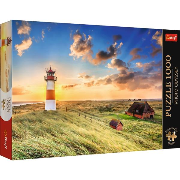 Trefl Puzzle 1000 Premium Plus - Foto Odysea: Maják List-Ost, Nemecko