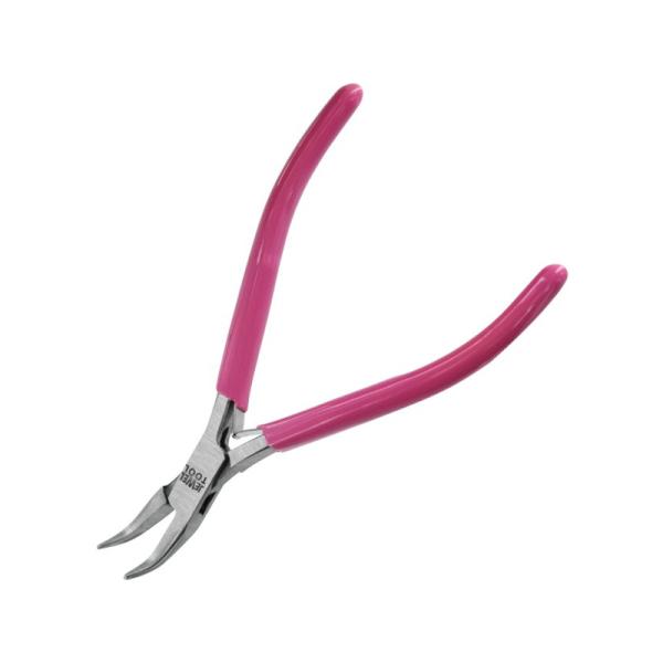 Modelcraft kliešte precízne polguľaté zahnuté