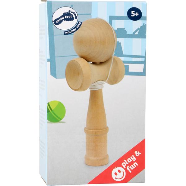 Small Foot Dětská dřevěná hra Kendama přírodní (obrázek 2)