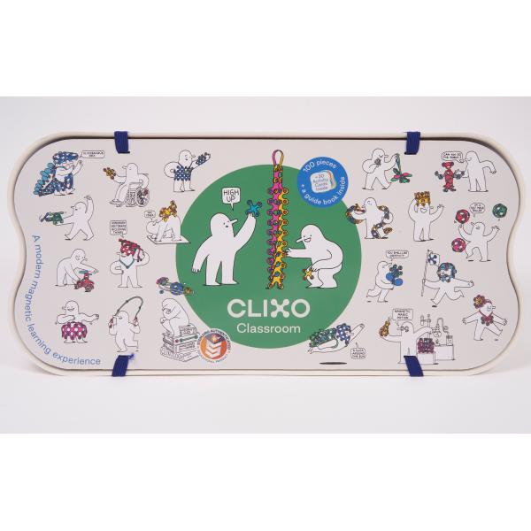 CLIXO Classroom – magnetická stavebnice 100 kusů