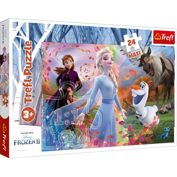 Trefl Puzzle 24 Maxi Hledání dobrodružství Disney Frozen 2