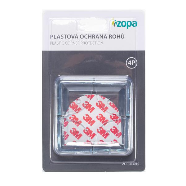 Plastová ochrana rohů 4ks, transparent (obrázek 7)