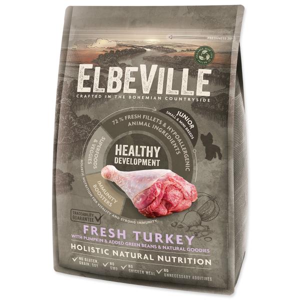 Krmivo ELBEVILLE Puppy and Junior Mini Healthy Development Fresh Turkey 4kg (obrázek 3)