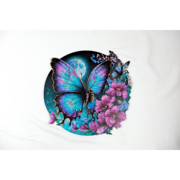 EscapeWelt Dřevěné puzzle Motýl 500 dílků (obrázek 3)