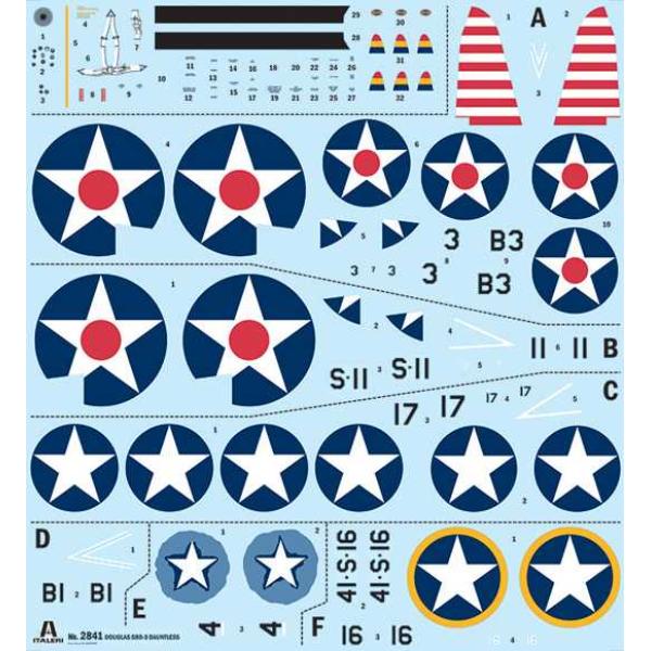 Model Kit letadlo 2841 - USN SBD-3 DAUNTLESS (1:48) (obrázek 3)