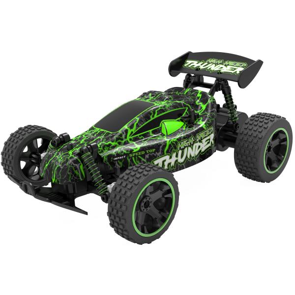 R/C terénní auto buggy 1:18 LUMINOUS RACING 2,4GHz - ZELENÉ