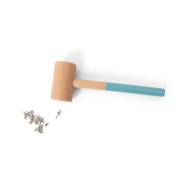 BS Toys Zatloukačka s kladívkem a hřebíčky