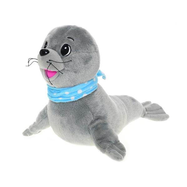 Tuleň plyšový 29cm ležící s šátkem