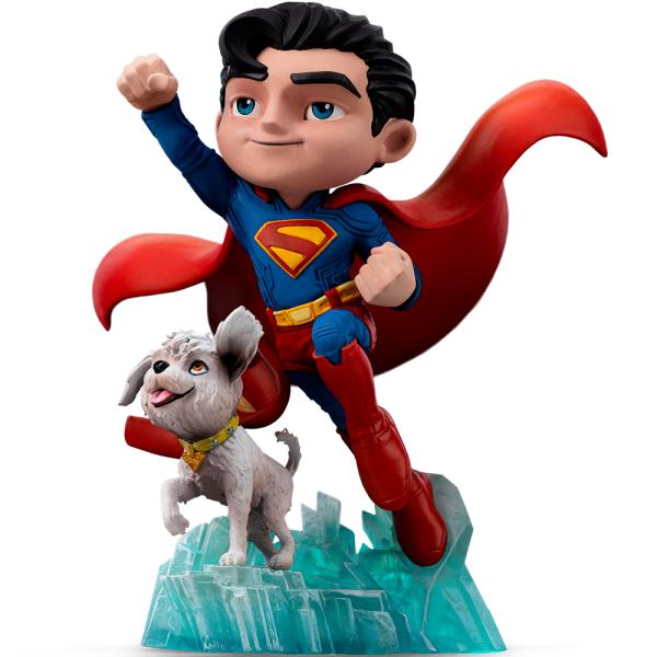 Iron Studios MiniCo Superman: Legacy Superman & Krypto Statua