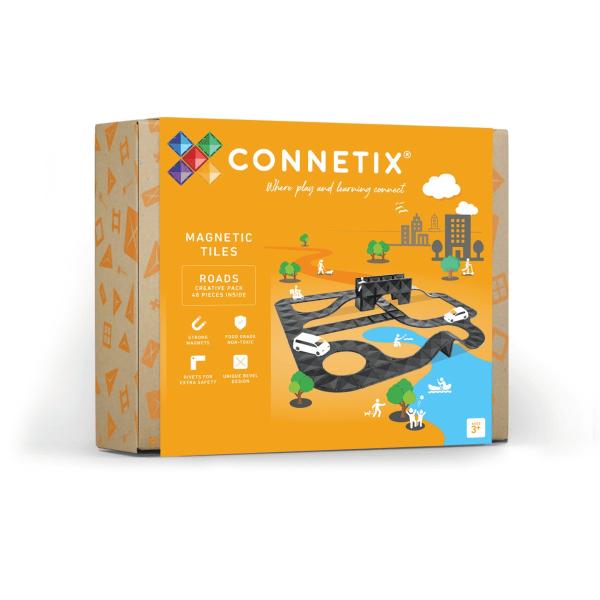 CONNETIX® Creative Roads Pack magnetická stavebnice 48 ks