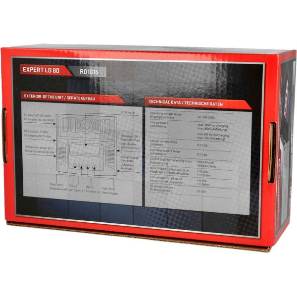 Robitronic nabíječ Expert LD 80 80W AC/DC (obrázek 5)