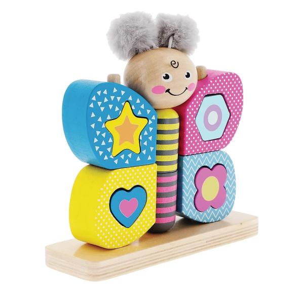 Trefl Dřevěná skládačka Hi Butterfly