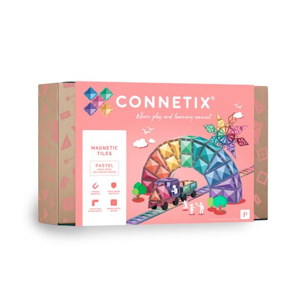 CONNETIX® Pastel Mega Pack magnetická stavebnice 202 ks
