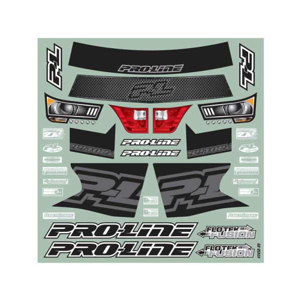 Pro-Line karosérie 1:10 Flo-Tek Fusion čirá (Short Course) (obrázek 4)