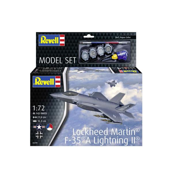 ModelSet letadlo 63799 - Lockheed Martin® F-35®A Lightning II® (1:72) (obrázek 3)