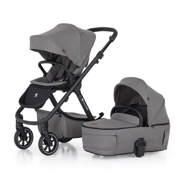 PETITE&MARS Kočárek kombinovaný ICON 2v1 Dove Grey XXL RWS + Core Pro i-Size Black Grey (obrázek 5)