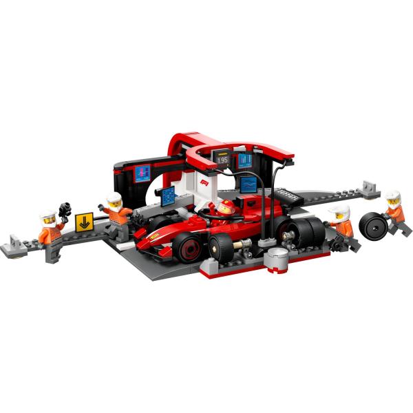 LEGO® City 60443 Zastávka v F1® a Pit Crew s autem Ferrari