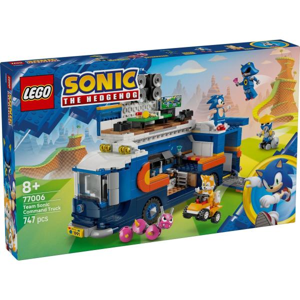 LEGO® Sonic the Hedgehog 77006 Velitelské vozidlo týmu Sonic