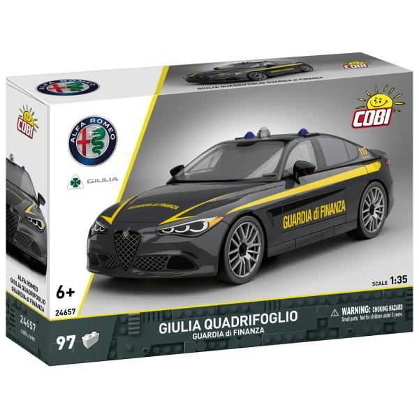 Cobi 24657 Alfa Romeo Giulia Quadrifoglio Guardia di Finanza, 1:35, 97 k