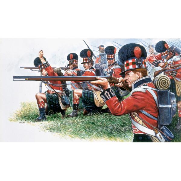 Model Kit figurky 6004 – Napoli. WARS: HIGHLANDER Infantry (1815) (1:72)