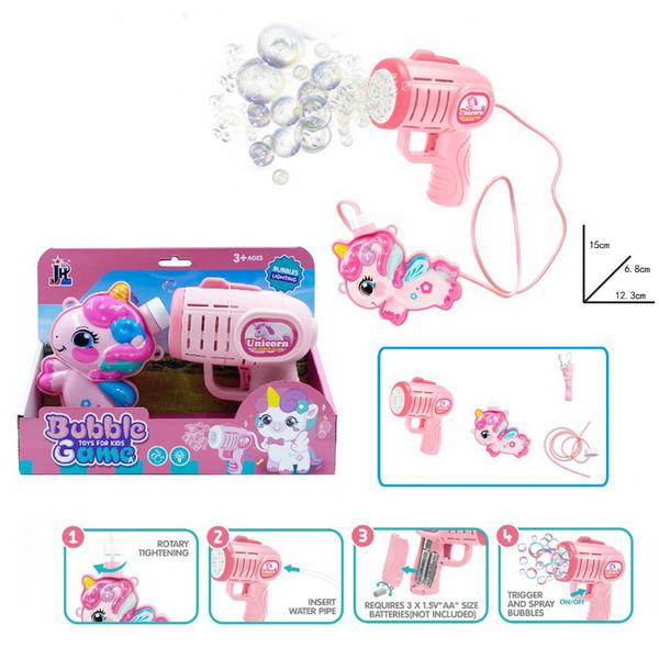 Bublifuk pistole s externí nádržkou jednorožec 280 ml 15 cm (obrázek 3)