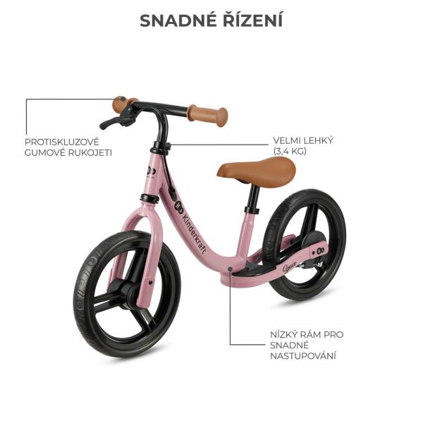 KINDERKRAFT Odrážedlo Space Deep Dark pink (obrázek 3)