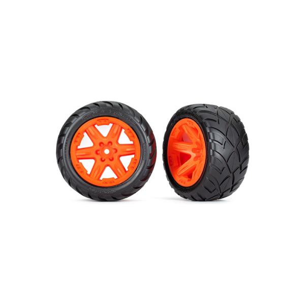 Traxxas kolo 2.8", disk RXT oranžový, pneu Anaconda (4WD přední/zadní, 2WD přední) (2)