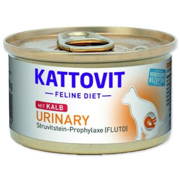 Konzerva Kattovit Urinary telecí 85g