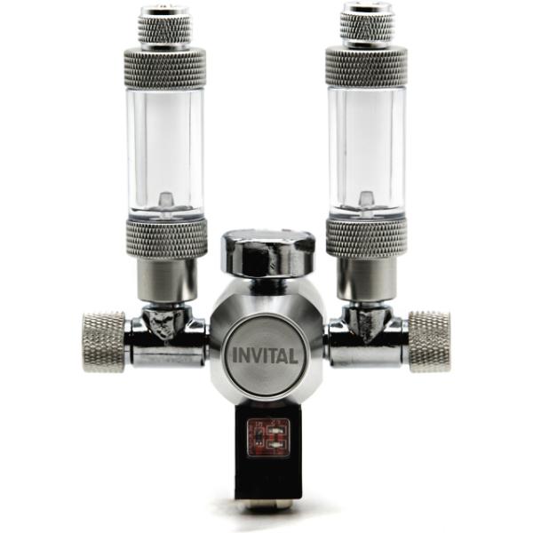 CO2 sada Standard DUO s nočným vypínaním bez fľaše s príslušenstvom