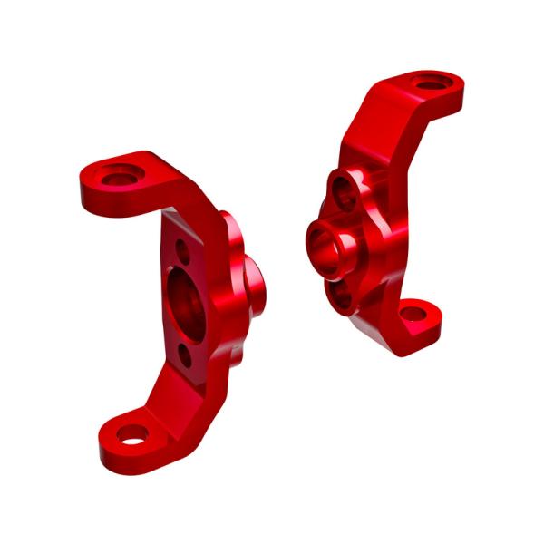 Traxxas záves tehlice hliníková červeno eloxovaná (ľavá a pravá)