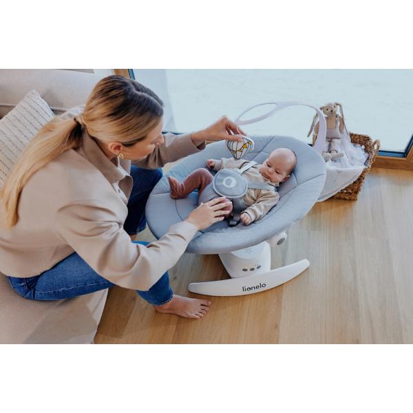 LIONELO Dětské lehátko Iris Beige Sand, 0m+