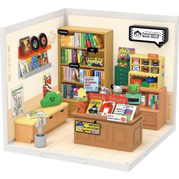 RoboTime miniatura domečku Fascinující knihkupectví