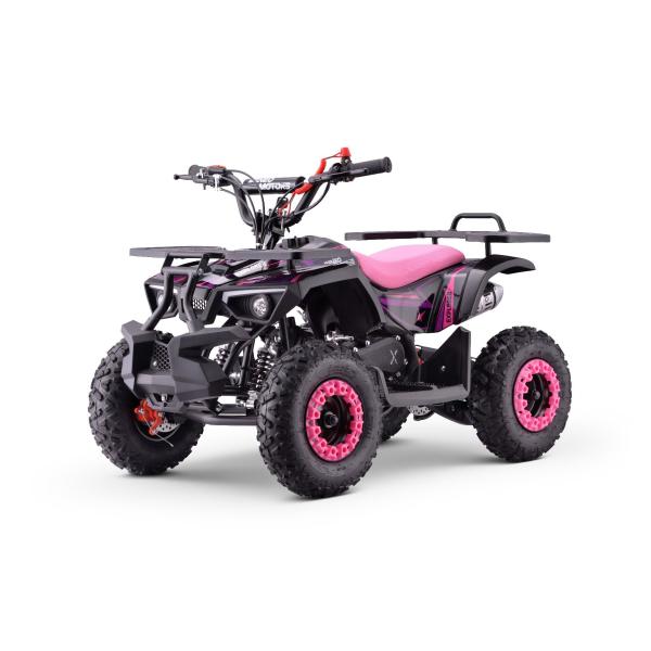 Benzínová čtyřkolka pro děti Beneo Motors Explorer růžová – 50cm3
