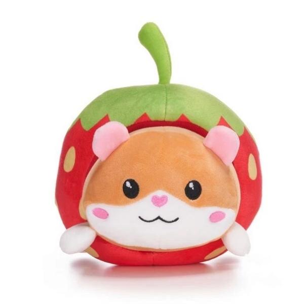 KAWAII FRUITS Gato en fresa juguete de peluche 25cm