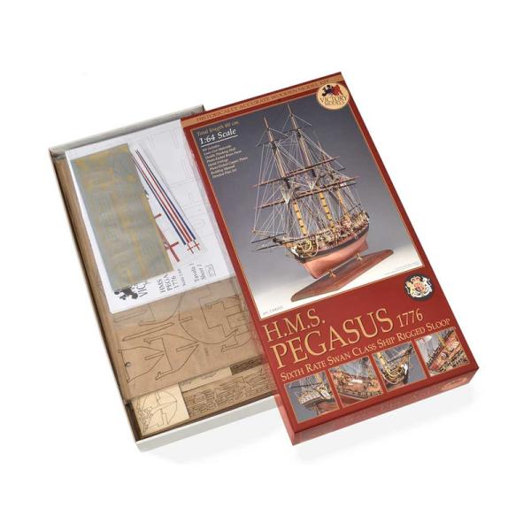 VICTORY MODELS H.M.S Pegasus 1776 1:64 kit (obrázek 8)