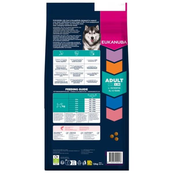 Krmivo EUKANUBA Adult Large rich in salmon and barley 12 kg (obrázek 4)