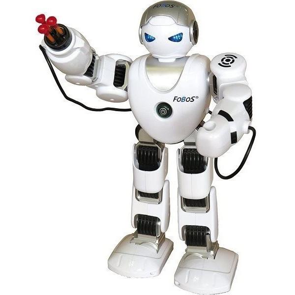 Robot RC FOBOS plast interaktivní chodící česky mluvící na baterie s USB