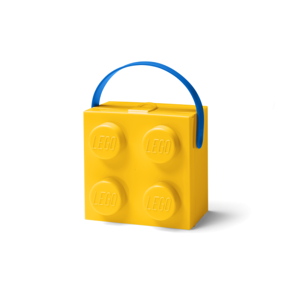 LEGO® box s rukoväťou - žltá